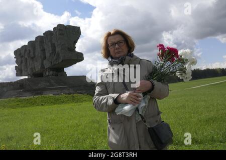 Konzentrations- und Vernichtungslager Lublin-Majdanek, Polen Stockfoto