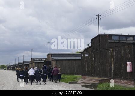 Konzentrations- und Vernichtungslager Lublin-Majdanek, Polen Stockfoto