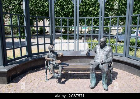 Gunter Grass Monument in Danzig, Polen. 23. Juni 2021 © Wojciech Strozyk / Alamy Stock Photo *** Ortsüberschrift *** Stockfoto