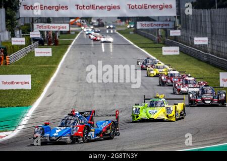 70 Garcia Esteban (che), Duval Loic (Fra), NATO Norman (Fra), Realteam Racing, Areca 07 - Gibson, Aktion während der 6 Stunden von Monza, 3. Runde der FIA-Langstrecken-Weltmeisterschaft 2021, FIA WEC, auf dem Autodromo Nazionale di Monza, vom 16. Bis 18. Juli 2021 in Monza, Italien - Foto Paulo Maria / DPPI Stockfoto