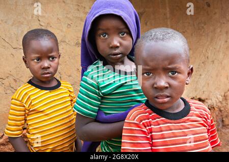 Kinder, in Kitwa, Uganda Stockfoto