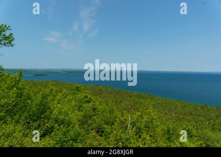 Wunderschöne Aufnahme des Lake Huron von der MANITOULIN Insel Stockfoto