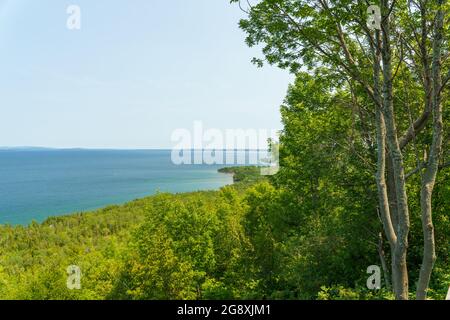 Wunderschöne Aufnahme des Lake Huron von der MANITOULIN Insel Stockfoto