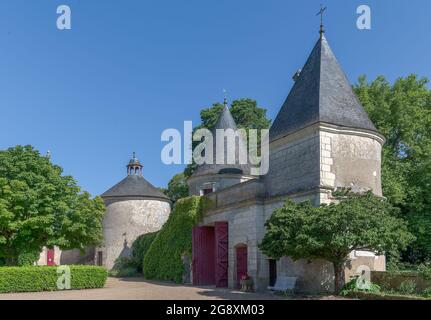 Château de Nitray, Nitray, Loire-Tal, Frankreich Stockfoto