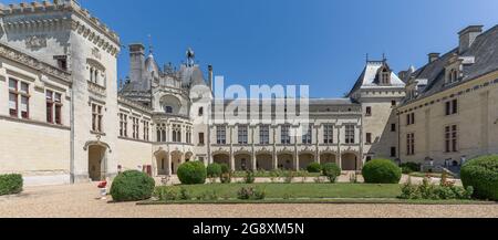 Château de Brézé, Loire-Tal, Frankreich Stockfoto