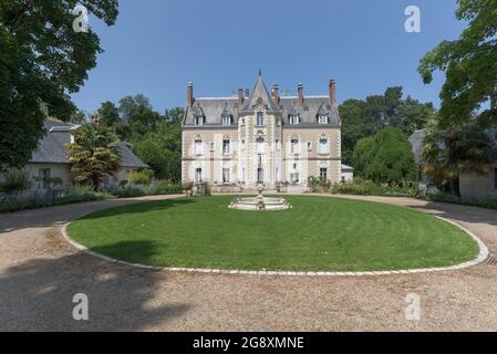Château de Fontenay in Bléré, Loire-Tal, Frankreich Stockfoto