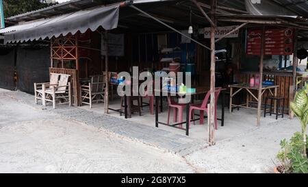 Ungesehen aus dem Weg desolate Zurück Soi von Nord-Zentral-Pattaya Thailand Stockfoto