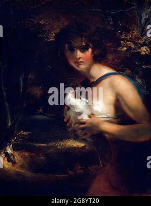 Ein Zigeunermädchen von Sir Thomas Lawrence (1769-1830), Öl auf Leinwand, 1794 Stockfoto