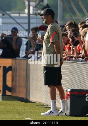 Grodig, Österreich. Juli 2021. 23.07.2021, das.Goldberg-Stadio, Grodig, Testspiel 1.FSV FSV Mainz 05 gegen FC Liverpool, im Bild Trainer Jurgen Klopp (Liverpool) Credit: dpa picture Alliance/Alamy Live News Stockfoto