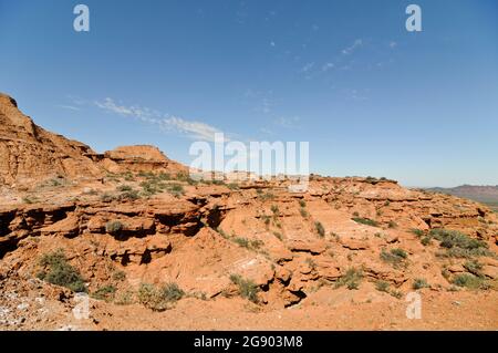 Nationalpark Sierra de las Quijadas. San Luis, Argentinien Stockfoto