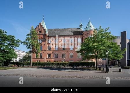 Altes Gebäude der Stadtbibliothek von Malmo - Malmö, Schweden Stockfoto