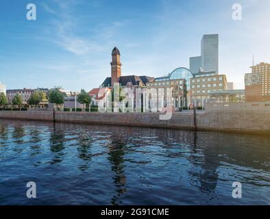 Malmo Skyline - Malmo, Schweden Stockfoto