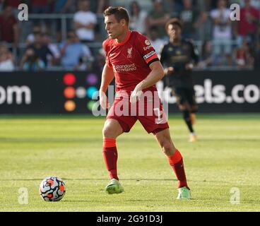 Grodig, Österreich. Juli 2021. 23.07.2021, das.Goldberg-Stadio, Grodig, Testspiel 1.FSV FSV Mainz 05 gegen FC Liverpool, im Bild James Milner (Liverpool) Credit: dpa picture Alliance/Alamy Live News Stockfoto