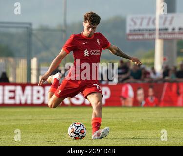 Grodig, Österreich. Juli 2021. 23.07.2021, das.Goldberg-Stadio, Grodig, Testspiel 1.FSV FSV Mainz 05 gegen FC Liverpool, im Bild Neco Williams (Liverpool) Credit: dpa picture Alliance/Alamy Live News Stockfoto