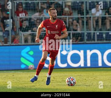 Grodig, Österreich. Juli 2021. 23.07.2021, das.Goldberg-Stadio, Grodig, Testspiel 1.FSV FSV Mainz 05 gegen den FC Liverpool, im Bild Nathaniel Phillips (Liverpool) Credit: dpa picture Alliance/Alamy Live News Stockfoto