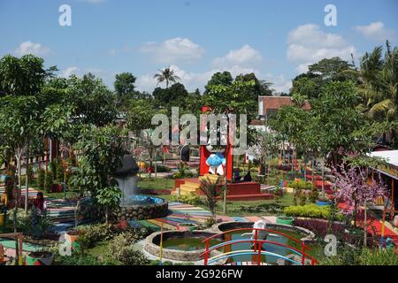 Ein Blick Teil von Korea Fantasy in Kediri Stockfoto