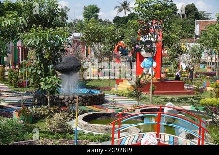 Ein Blick Teil von Korea Fantasy in Kediri Stockfoto