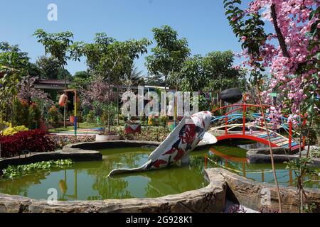 Ein Blick Teil von Korea Fantasy in Kediri Stockfoto