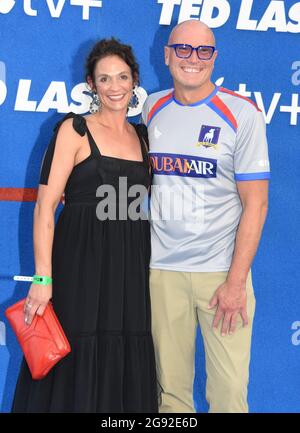 West Hollywood, Kalifornien, USA 15. Juli 2021 Rex Chapman nimmt am 15. Juli 2021 an Apples zweitem Premierenevent der Saison „Ted Lasso“ auf dem Dach des Pacific Design Center in West Hollywood, Kalifornien, USA Teil. Foto von Barry King/Alamy Stockfoto Stockfoto