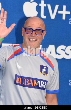 West Hollywood, Kalifornien, USA 15. Juli 2021 Rex Chapman nimmt am 15. Juli 2021 an Apples zweitem Premierenevent der Saison „Ted Lasso“ auf dem Dach des Pacific Design Center in West Hollywood, Kalifornien, USA Teil. Foto von Barry King/Alamy Stockfoto Stockfoto