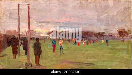 Arthur Streeton - Das Nationalspiel - 1889 Stockfoto