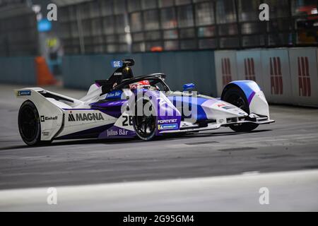 LONDON, GROSSBRITANNIEN. Juli 2021. Maxinilian Guenther von BMW i Andertti Motorsport während der Runde 12: 2021 Heineken London E-Prix auf dem Excel Circuit am Samstag, 24. Juli 2021 in LONDON, ENGLAND. Kredit: Taka G Wu/Alamy Live Nachrichten Stockfoto