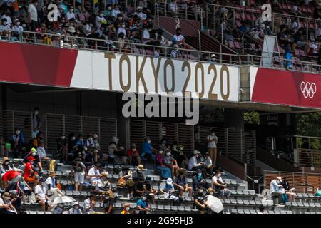 Tokio, Japan. Juli 2021. Olympische Spiele: Radweg, Men´s Road Race auf dem Fuji International Speedway. © ABEL F. ROS/Alamy Live News Stockfoto