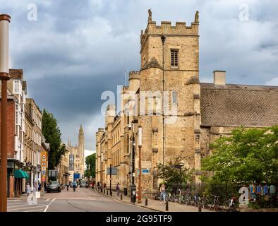 CAMBRIDGE ENGLAND TRUMPINGTON STREET ST BOTOLPH'S CHURCH Stockfoto