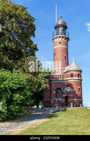 Holtenau Leuchtturm in Kiel, Deutschland Stockfoto