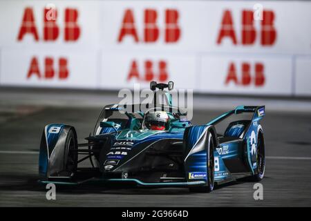 08 Turvey Oliver (gbr), Nio 333 FE Team, Nio 333 FE 001, Aktion während des London ePrix 2021, 7. Treffen der Formel-E-Weltmeisterschaft 2020-21, auf dem Excel London vom 24. Bis 25. Juli, in London, Großbritannien - Foto Xavi Bonilla / DPPI Stockfoto