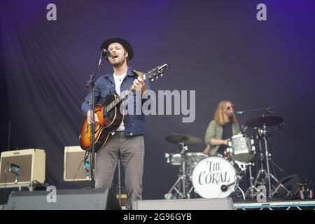 London, Großbritannien. Juli 2021. The Coral beim Kaleidoscope Festival 2021 im Alexandra Palace, London. Foto: Richard Gray/Alamy Live News Stockfoto