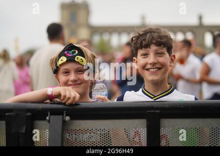 London, Großbritannien. Juli 2021. Festivalbesucher beim Kaleidoscope Festival 2021 im Alexandra Palace, London. Foto: Richard Gray/Alamy Live News Stockfoto