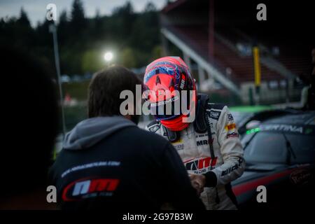 CAMPBELL Christopher (FRA), NM Racing Team, Mercedes-AMG GT4, Portrait beim 4. Lauf des Championnat de France FFSA GT - GT4 France 2021, SRO Speed Week vom 23. Bis 25. Juli 2021 auf dem Circuit de Spa-Francorchamps in Stavelot, Belgien - Foto Jules Benichou / DPPI Stockfoto