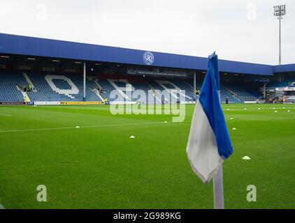 London, England, 24. Juli 2021. Ein allgemeiner Blick auf den Boden während des Vorsaison-Freundschaftsspiels im Kiyan Prince Foundation Stadium, London. Bildnachweis sollte lauten: Paul Terry / Sportimage Stockfoto