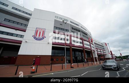 Stoke, England, 24. Juli 2021. Ein allgemeiner Blick auf den Boden während des Vorsaison Freundschaftsspiel im bet365 Stadion, Stoke. Bildnachweis sollte lauten: Andrew Yates / Sportimage Stockfoto