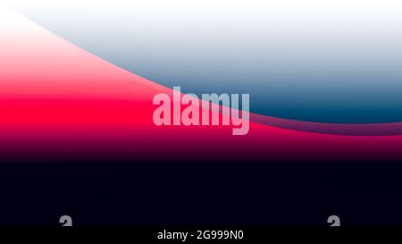 Abstraktes, gradient, mehrfarbiger, horizontaler Grafikdesign. Lebendige Oberfläche im Hintergrund. Stockfoto