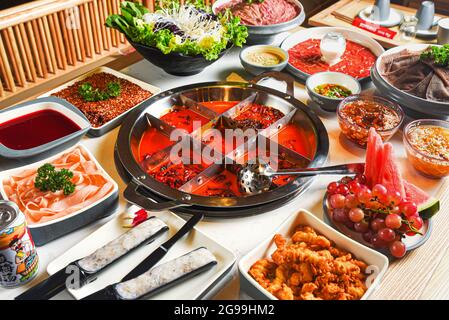 HD-Food-Fotografie Traditionelles chinesisches Essen Stockfoto