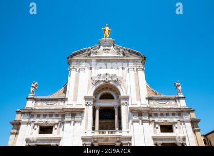 kathedrale santa maria degli angeli la faccita Stockfoto