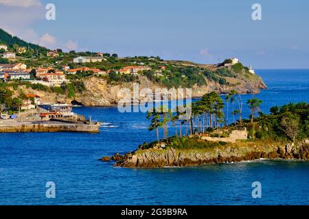 Spanien, Baskenland, Biskaya, Lea-Artibai, Lekeitio Stockfoto