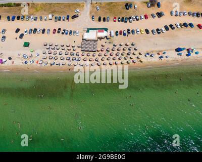 Nea Kallikratia Chalkidiki, Griechenland Stockfoto