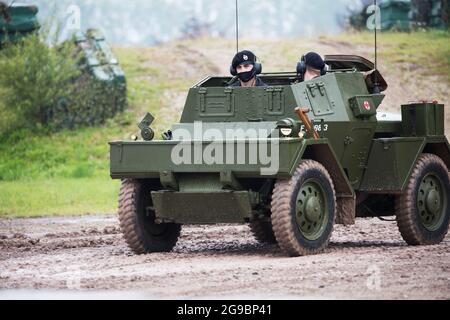 Daimler Dingo Scout Car, Bovington Tank Museum, Dorset England Stockfoto