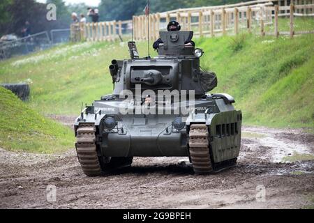 A12 Infanterie-Panzer Mark II Matilda II, Bovington Tank Museum, Dorset, England Stockfoto