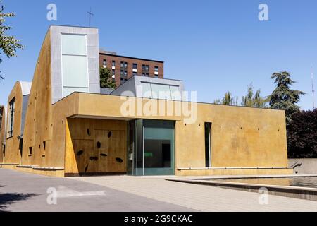 Die Kapelle des heiligen Ignatius auf dem Campus der Seattle University im First Hill-Viertel von Seattle, Washington, USA. Stockfoto