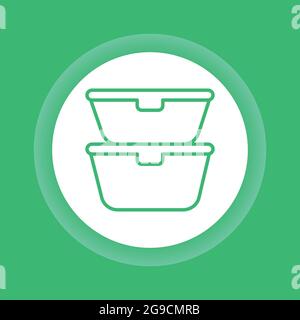 Symbol für die Schaltfläche „Farbe recyceln“. Umweltfreundlich. Symbol zur Vermeidung von Umweltverschmutzung. Umweltschutz. UI UX GUI Design-Element. Stock Vektor