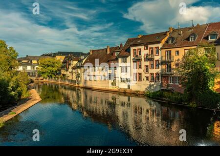 Landschaft der Kurstadt Bad Kreuznach in Deutschland Stockfoto