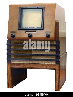 Rundfunk, Fernsehen, Fernsehgerät, Telefunken-Fernsehempfänger FE IV, ZUSÄTZLICHE-RIGHTS-CLEARANCE-INFO-NOT-AVAILABLE Stockfoto
