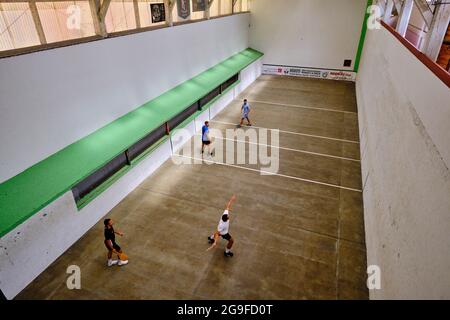 Frankreich, Pyrénées-Atlantiques (64), Bayonne, das Trinquet Saint-André Stockfoto