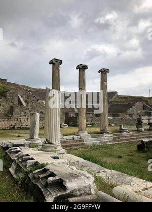 Asclepeion von Pergamon historisches Wahrzeichen in der Türkei Stockfoto