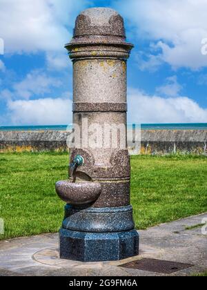 Victorian Fountain erbaut 1897 für Queen Victorias Diamond Jubilee Littlestone, New Romney, Kent, England Stockfoto