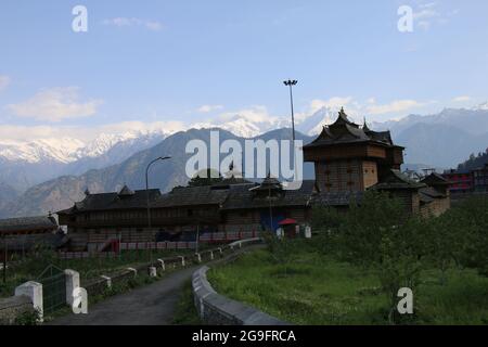 Shri Bhima Kali Tempel der Muttergöttin Bhimakali, Sarahan Himachal Pradesh, Indien gewidmet Stockfoto